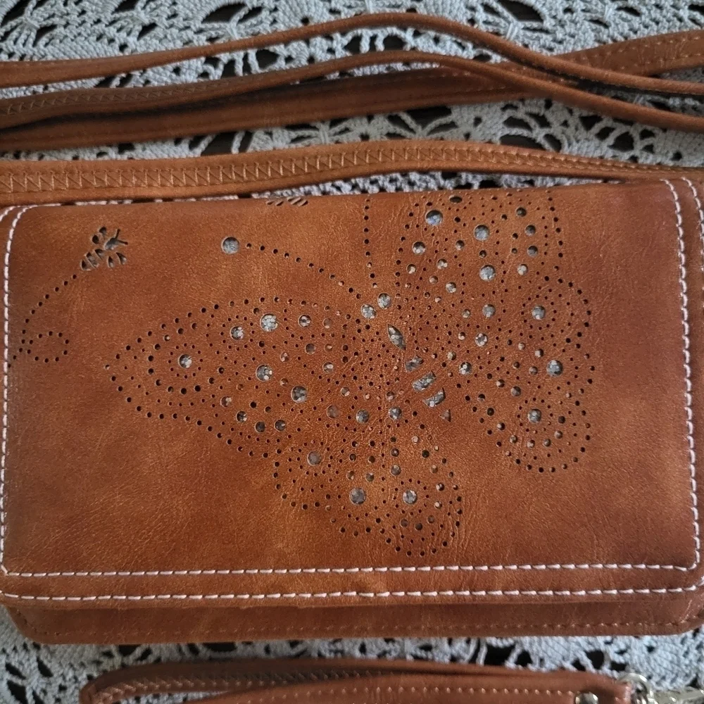 NWOT APHISON Crossbody Bag Wristlet Wallet Phone Purse Shoulder Handbags Vers - Picture 3 of 9